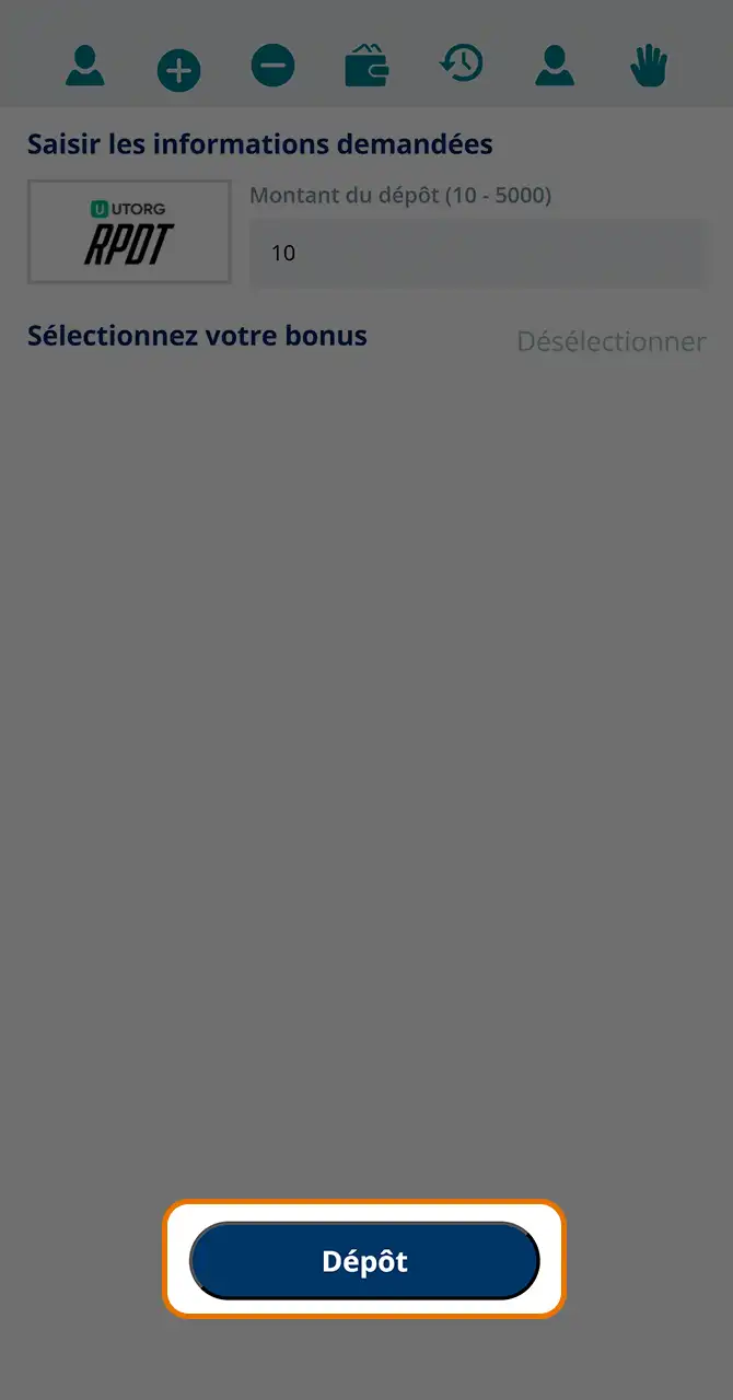 Faites votre premier dépôt sécurisé sur Locowin.